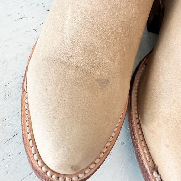 Lane PLAIN JANE Womens Cowboy Booties 5 Butterscotch Western Cowgirl Short Boots - Picture 12 of 13